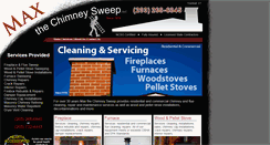 Desktop Screenshot of maxthechimneysweep.com